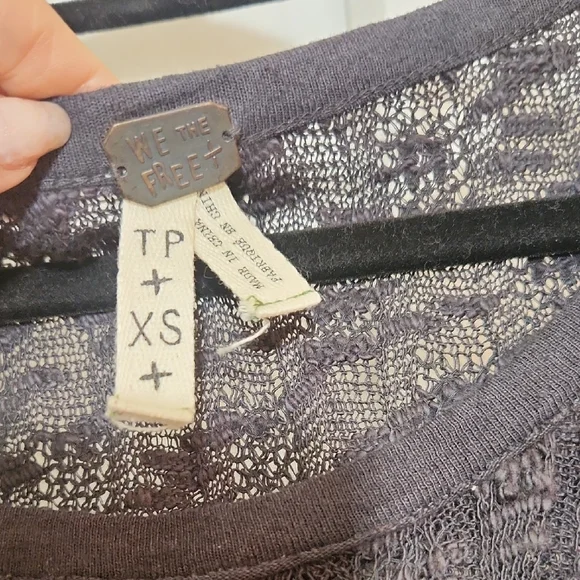 We The Free Black Graphic Knittrd Shirt - Picture 2 of 9